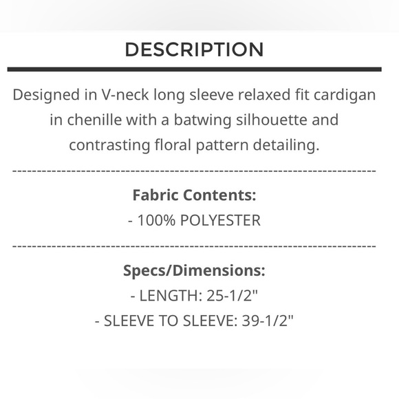 BP219-1🤍🤎NEW! POL pretty cream+tan/blush crochet open sweater perfect transition - Picture 8 of 8